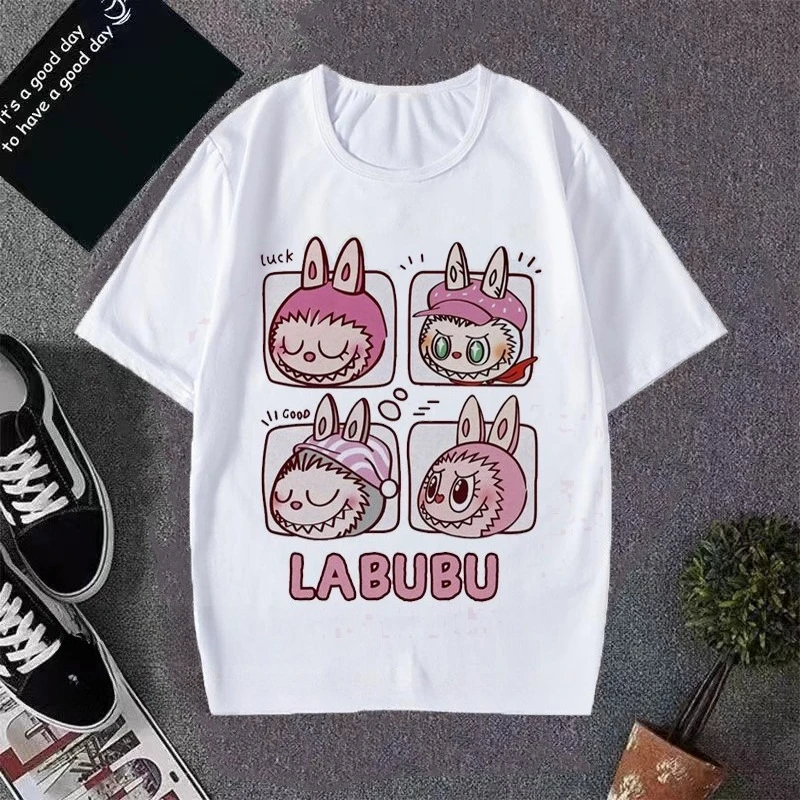 2025 Rabub Short-sleeved Men's and Women's T-shirts Funny Cute Funny Boys and Girls Tops Half-sleeved T Summer - Image 8