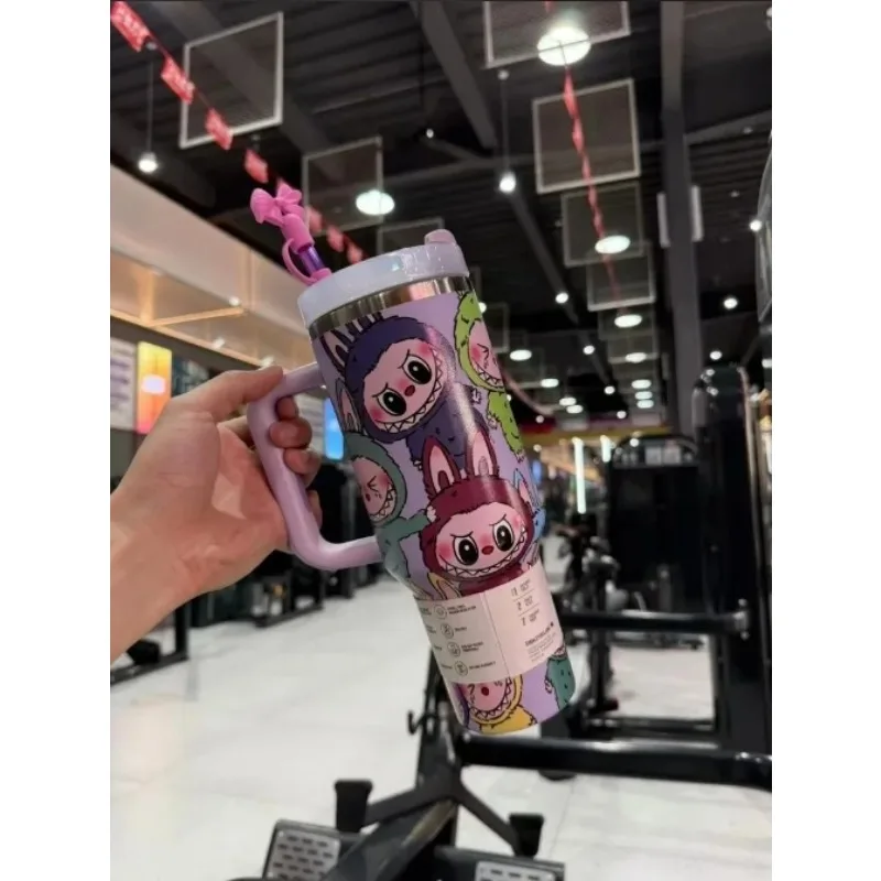 40OZ stainless steel insulated cup, stainless steel insulated vacuum insulated car cup sports outdoor travel 304 - Image 5