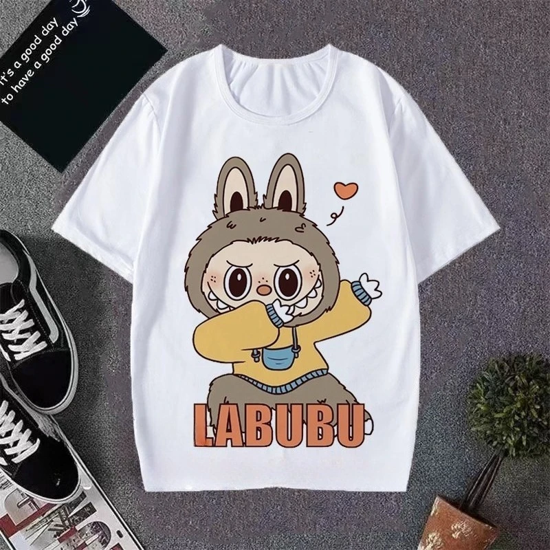 2025 Rabub Short-sleeved Men's and Women's T-shirts Funny Cute Funny Boys and Girls Tops Half-sleeved T Summer - Image 6