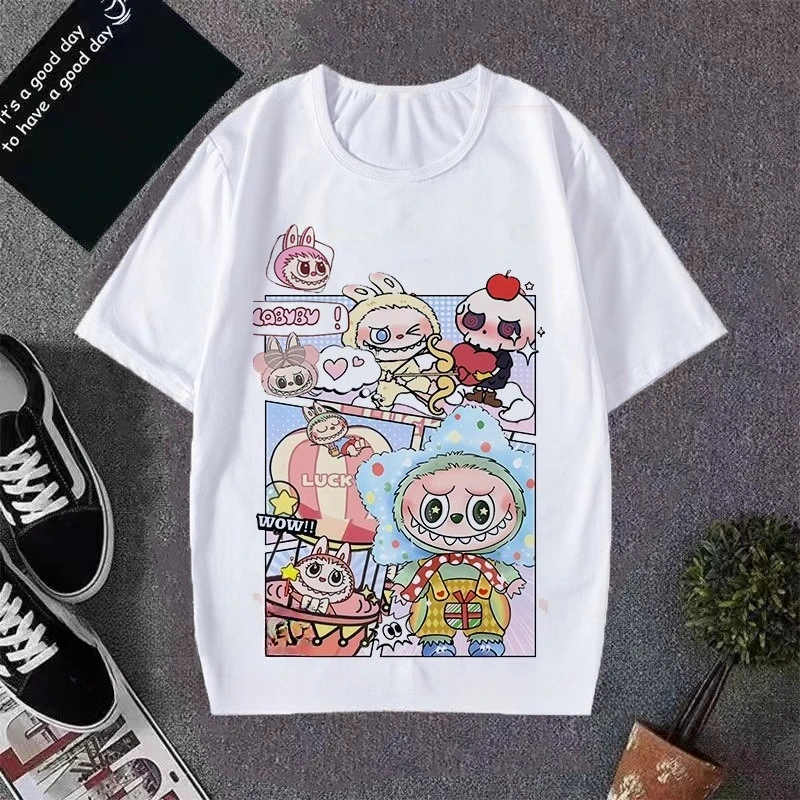 2025 Rabub Short-sleeved Men's and Women's T-shirts Funny Cute Funny Boys and Girls Tops Half-sleeved T Summer - Image 13