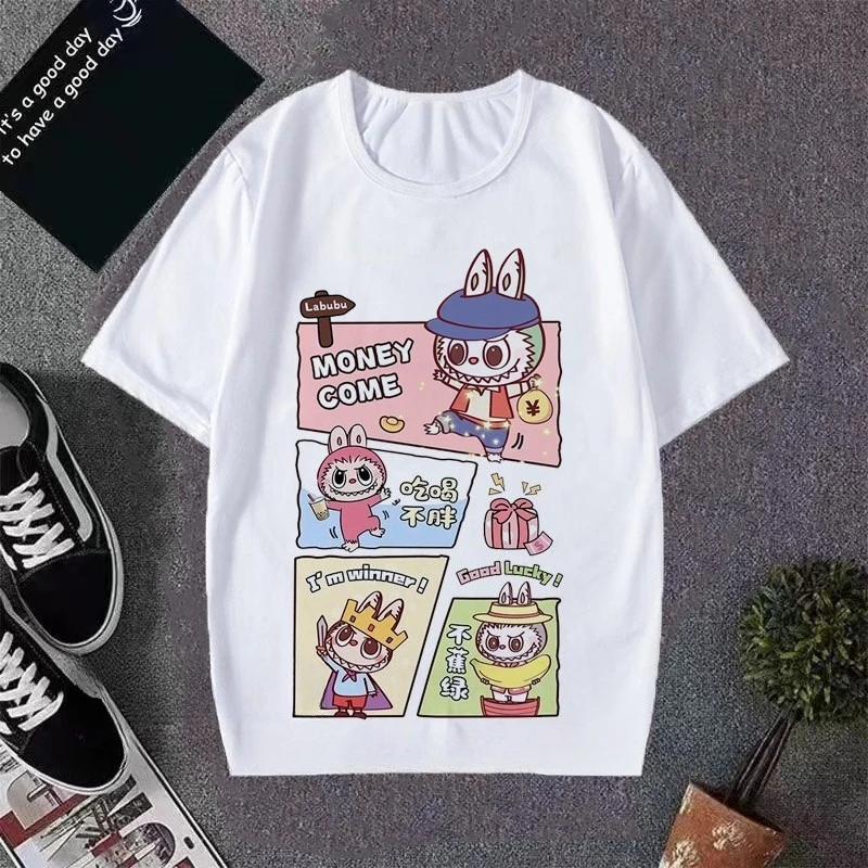 2025 Rabub Short-sleeved Men's and Women's T-shirts Funny Cute Funny Boys and Girls Tops Half-sleeved T Summer - Image 12