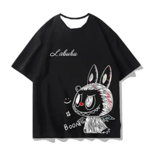 Se3852b5194314063a7ac941a73871652C.webp Moto Quick-drying Labu Joint Short-sleeved T-shirt Men's Summer Cartoon Two-dimensional Peripheral Clothes Trendy T-shirt Casual