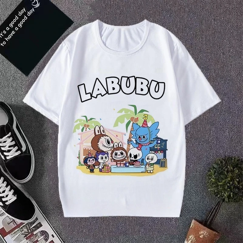 2025 Rabub Short-sleeved Men's and Women's T-shirts Funny Cute Funny Boys and Girls Tops Half-sleeved T Summer - Image 11