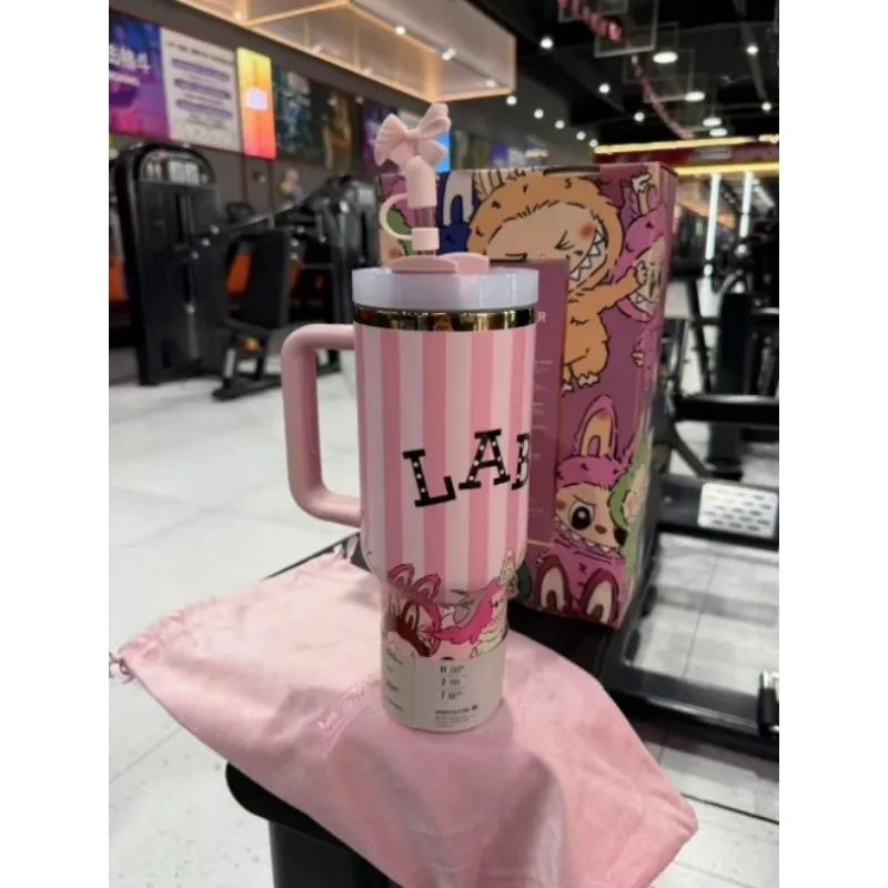 40OZ stainless steel insulated cup, stainless steel insulated vacuum insulated car cup sports outdoor travel 304 - Image 2